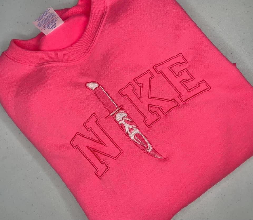Monochrome Hot Pink Scream sweatshirt